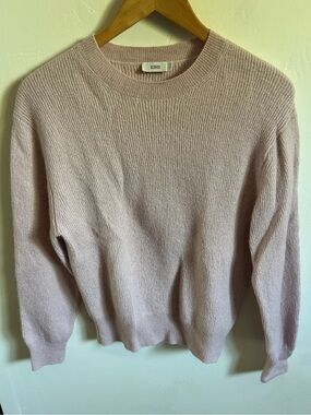 Closed Crew Neck Long Sleeve Wool Sweater
